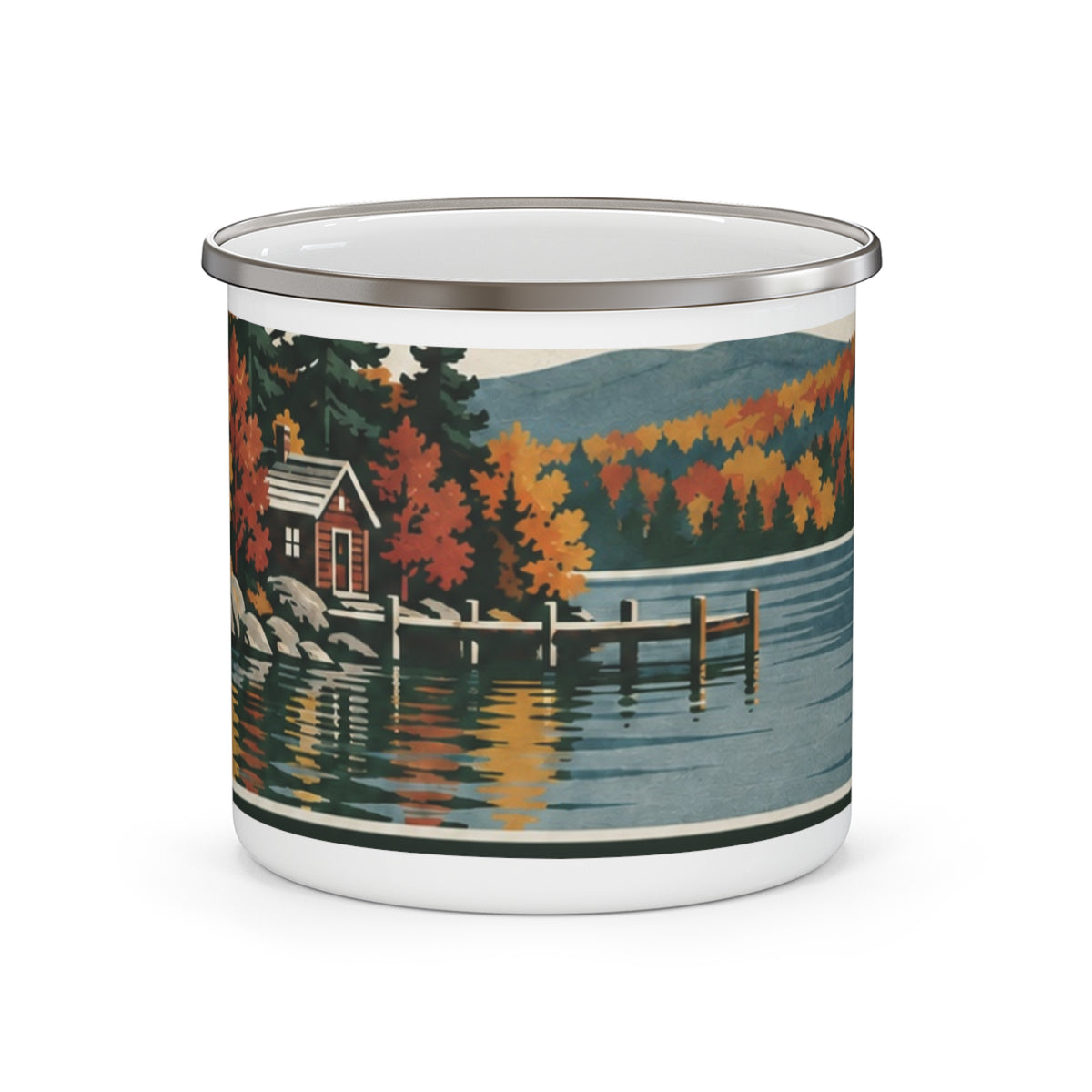 Wildwood & Wharf Fall Cabin Mug