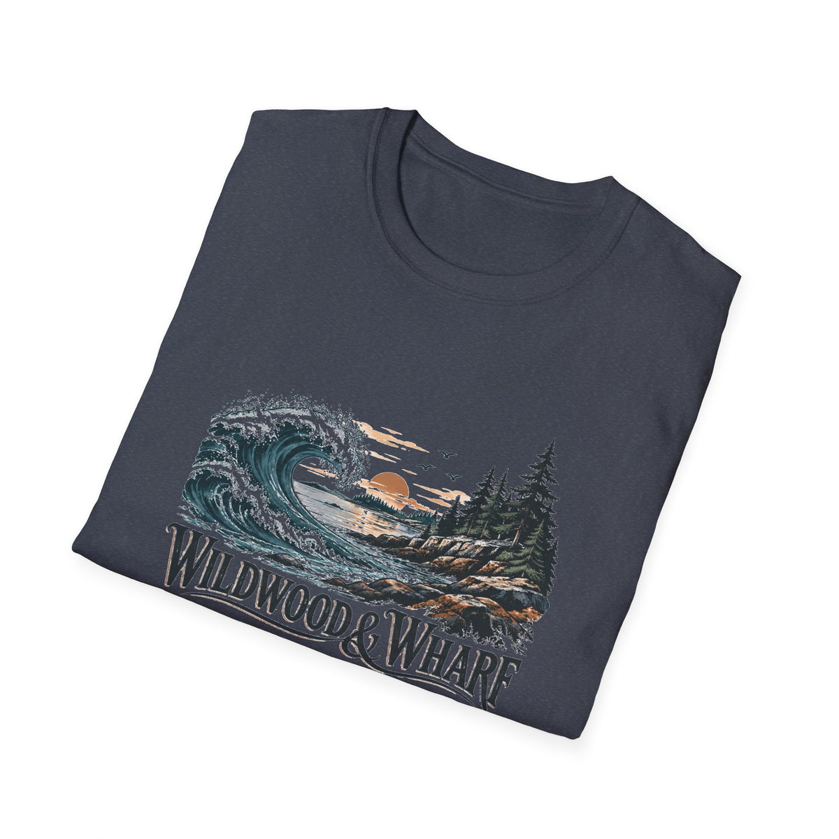 Wildwood & Wharf Tide Wave Tee