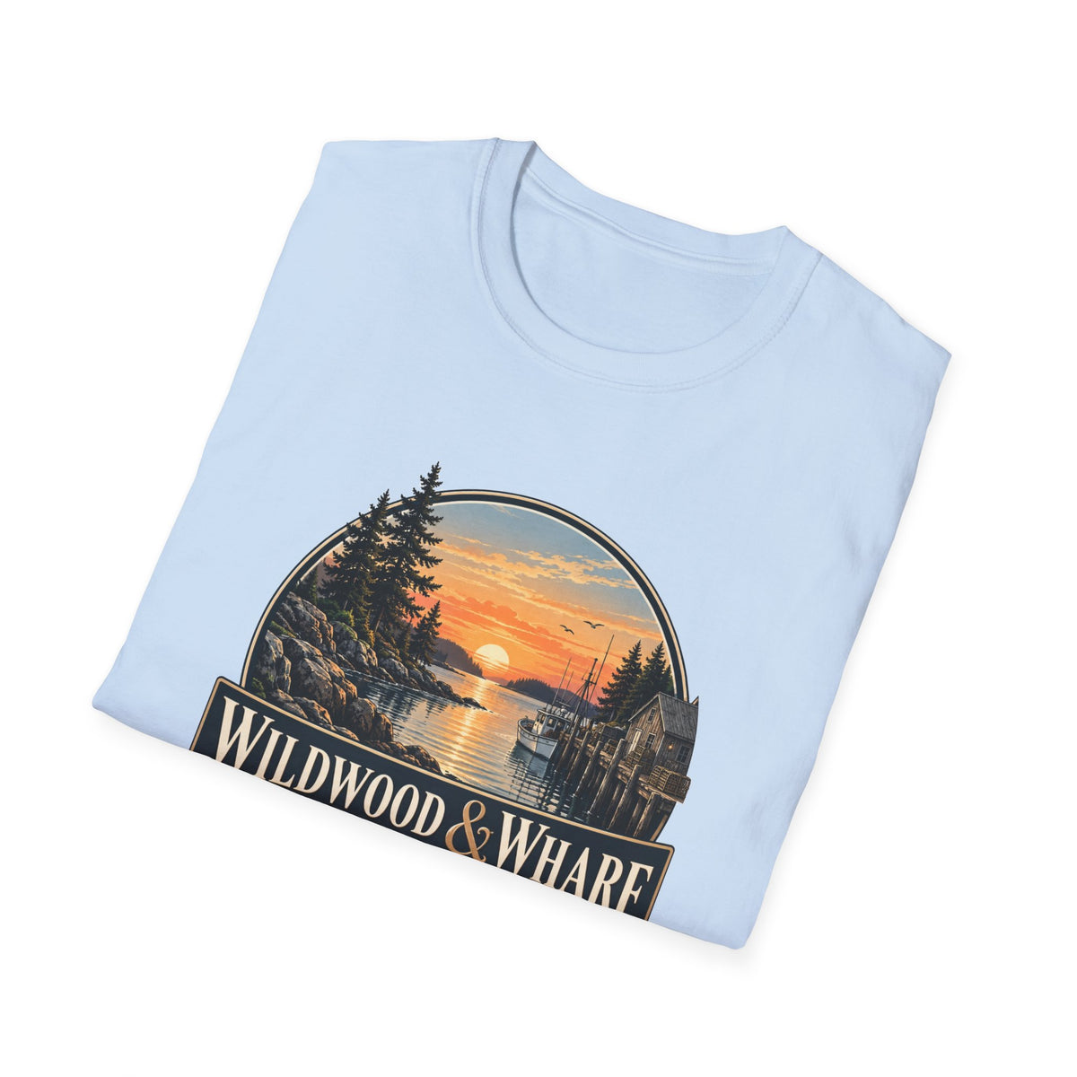Wildwood & Wharf Harbor Sunset Tee