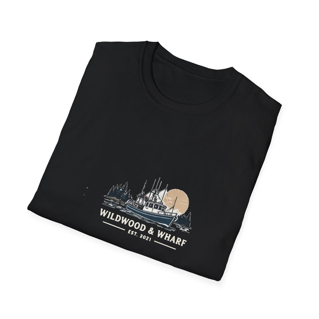 Wildwood & Wharf Fishing Boat Tee
