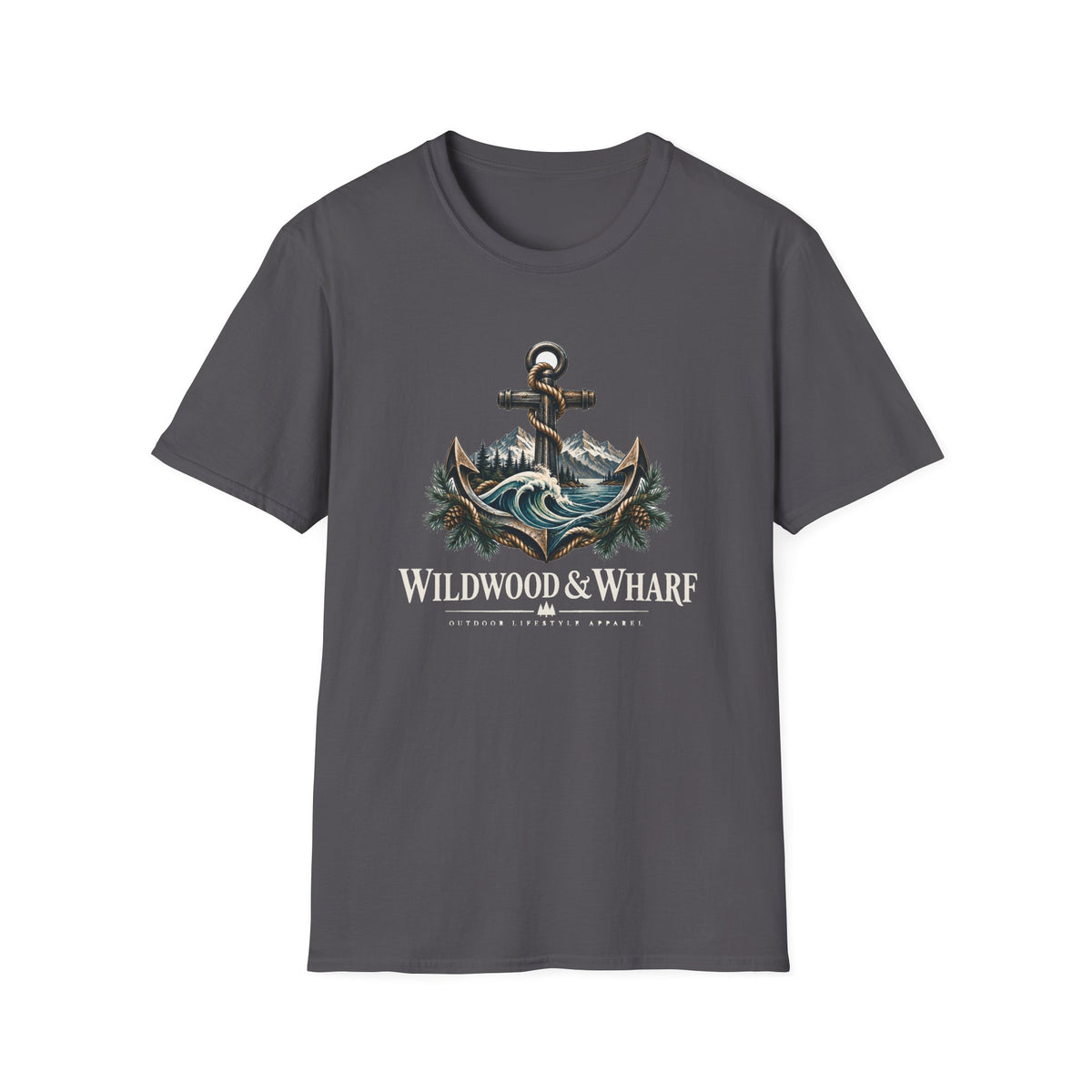 Wildwood & Wharf Anchor Tee