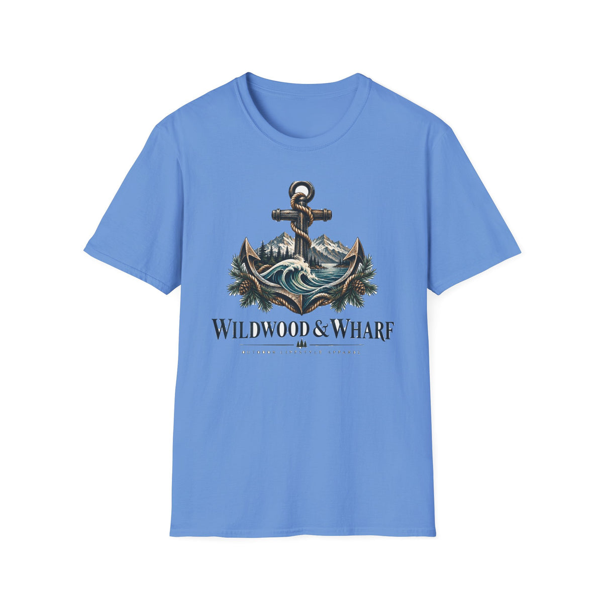 Wildwood & Wharf Anchor Mountains Tee