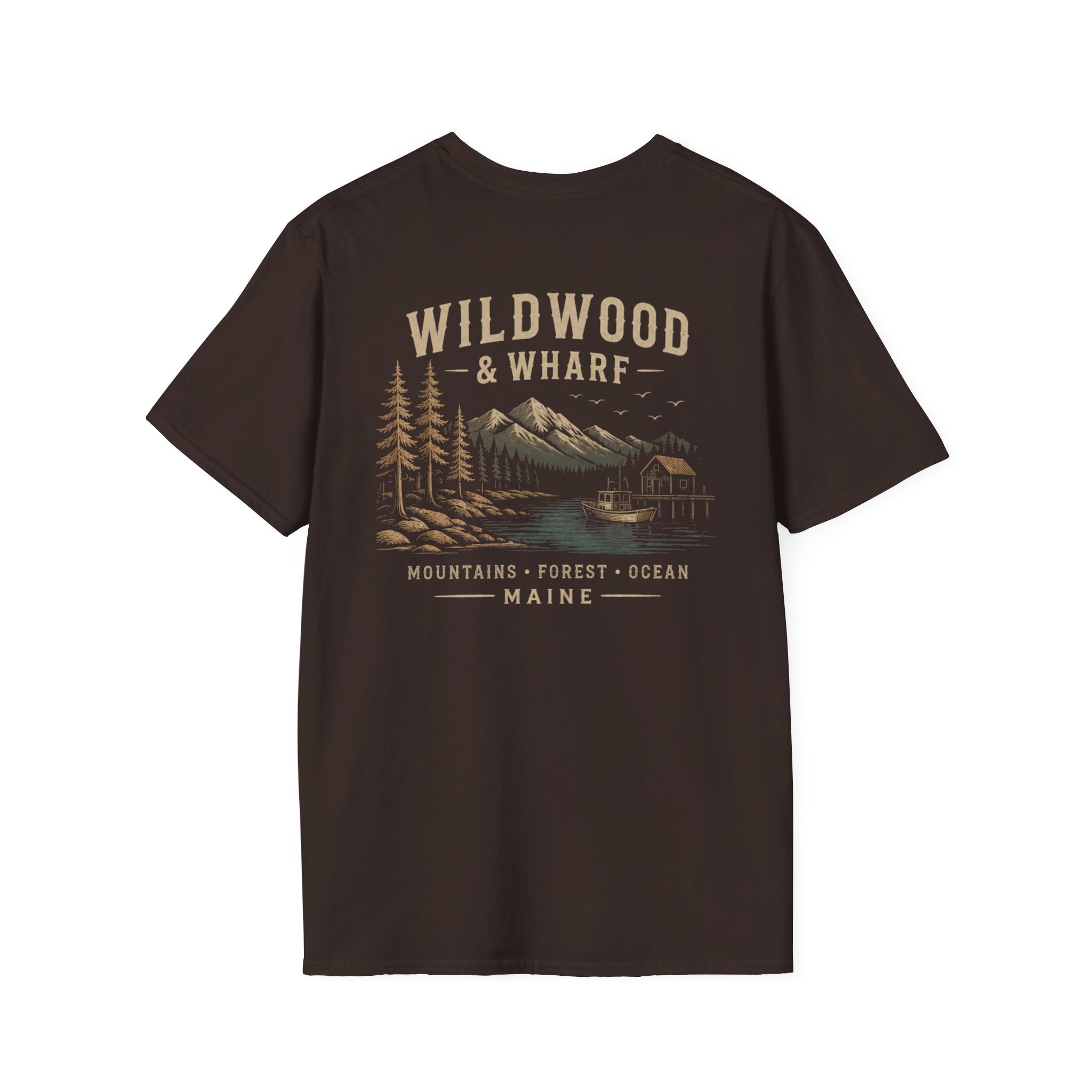 Wildwood & Wharf Logo T-Shirt — Mountains|Forest|Ocean