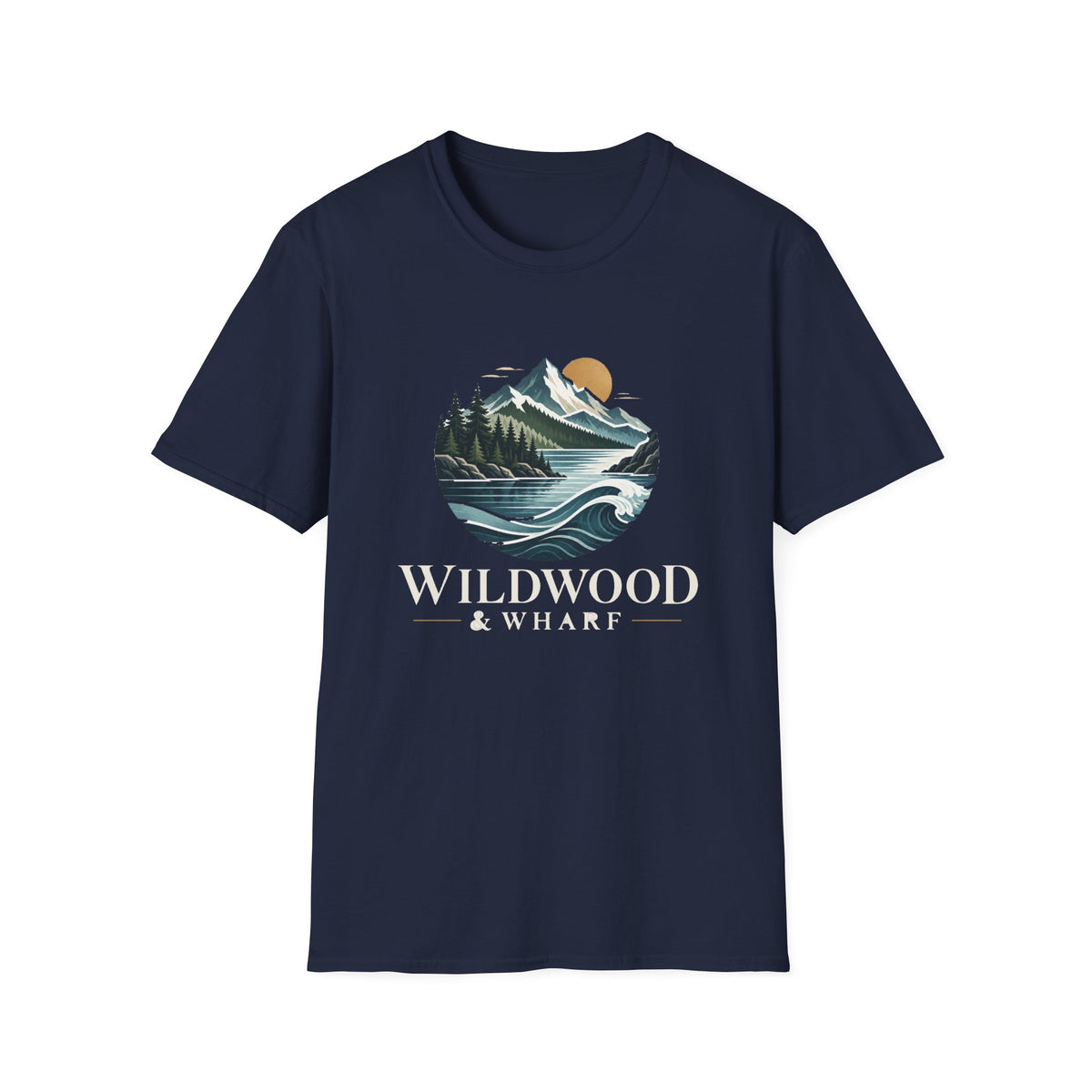 Wildwood & Wharf Mountain Lake Wave Tee