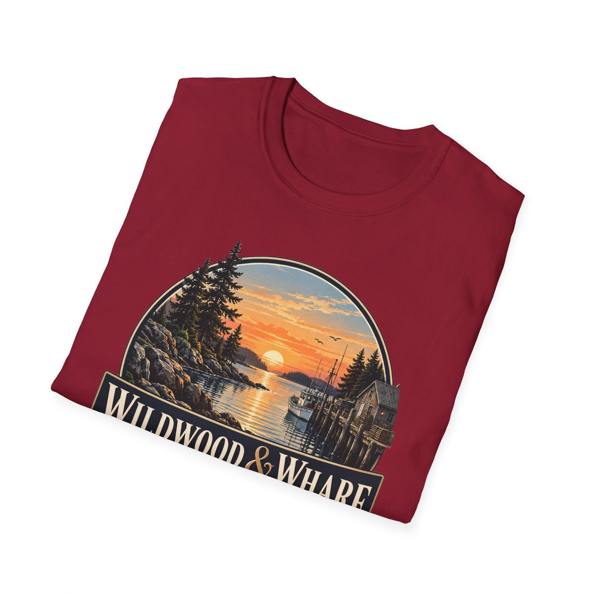 Wildwood & Wharf Harbor Sunset Tee