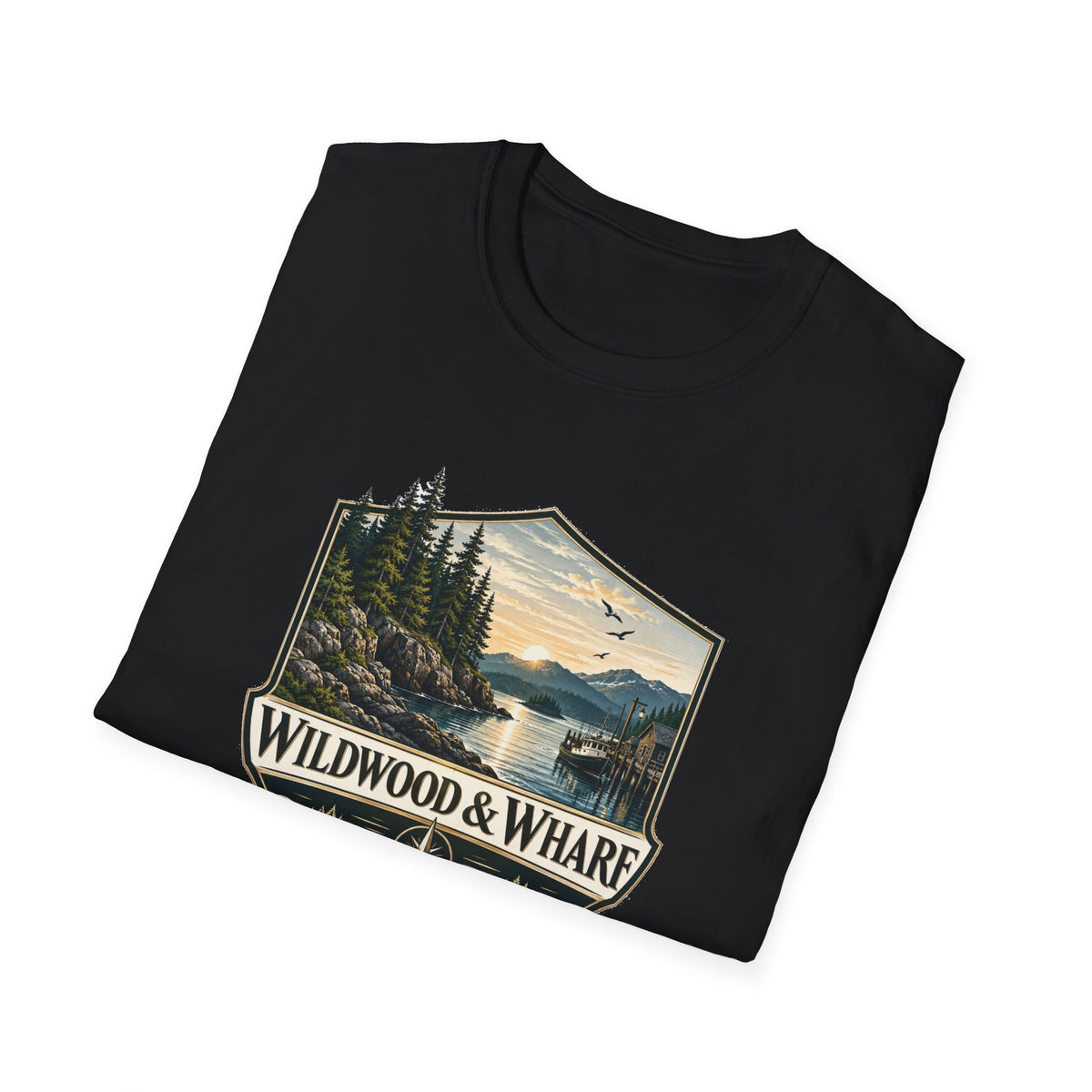 Wildwood & Wharf Harbor Shield Tee