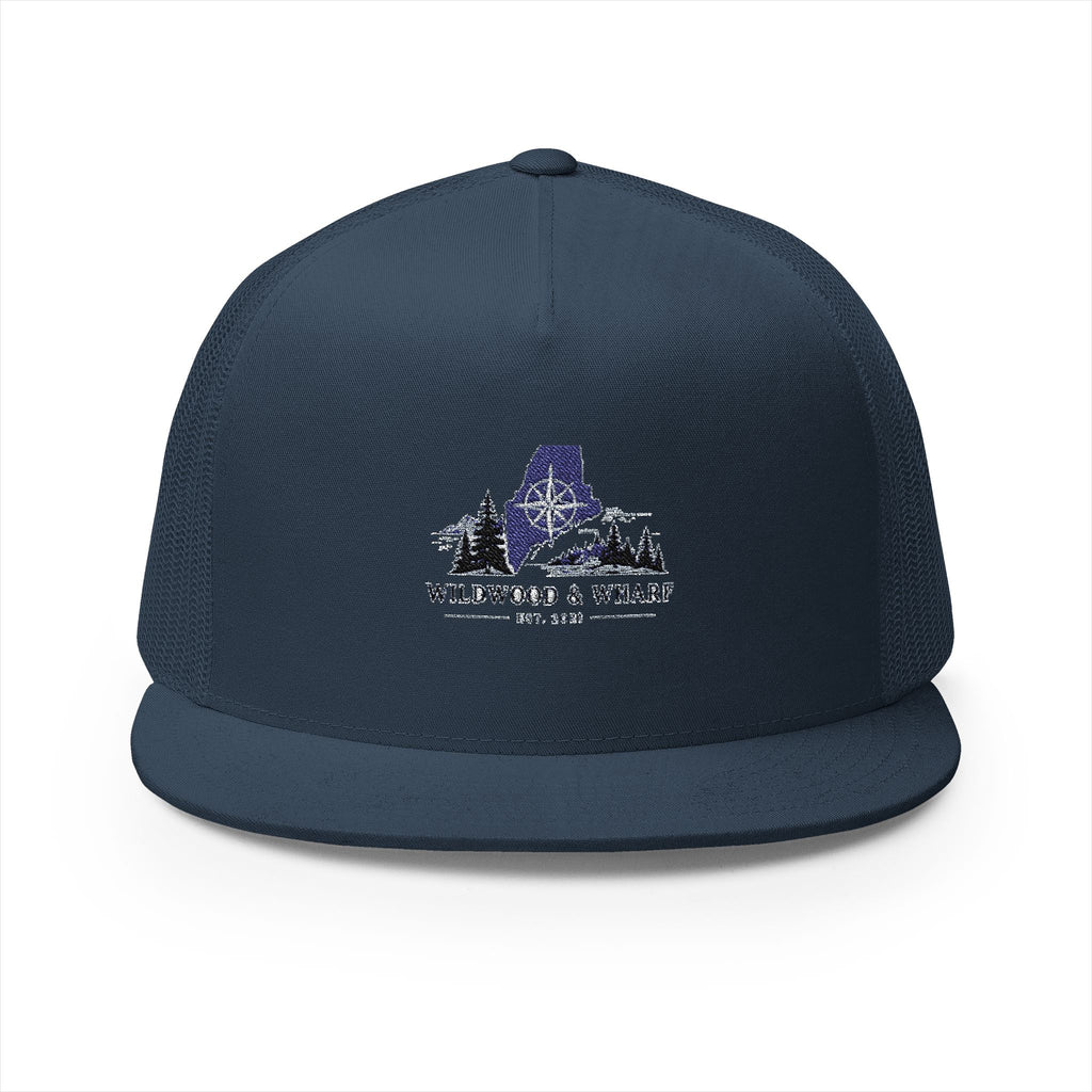 Wildwood & Wharf Maine Compass Hat