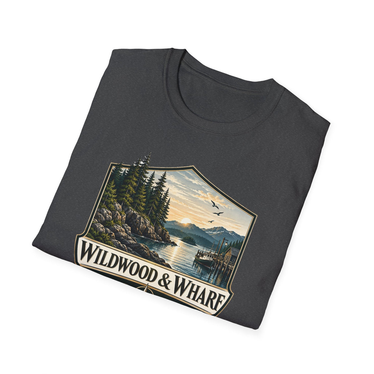 Wildwood & Wharf Harbor Shield Tee
