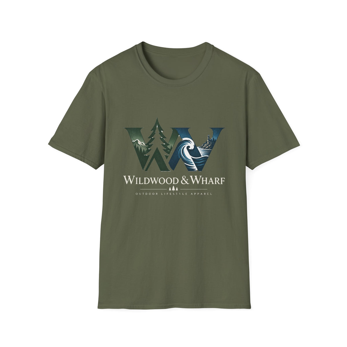 Wildwood & Wharf Mountain Wave WW Tee