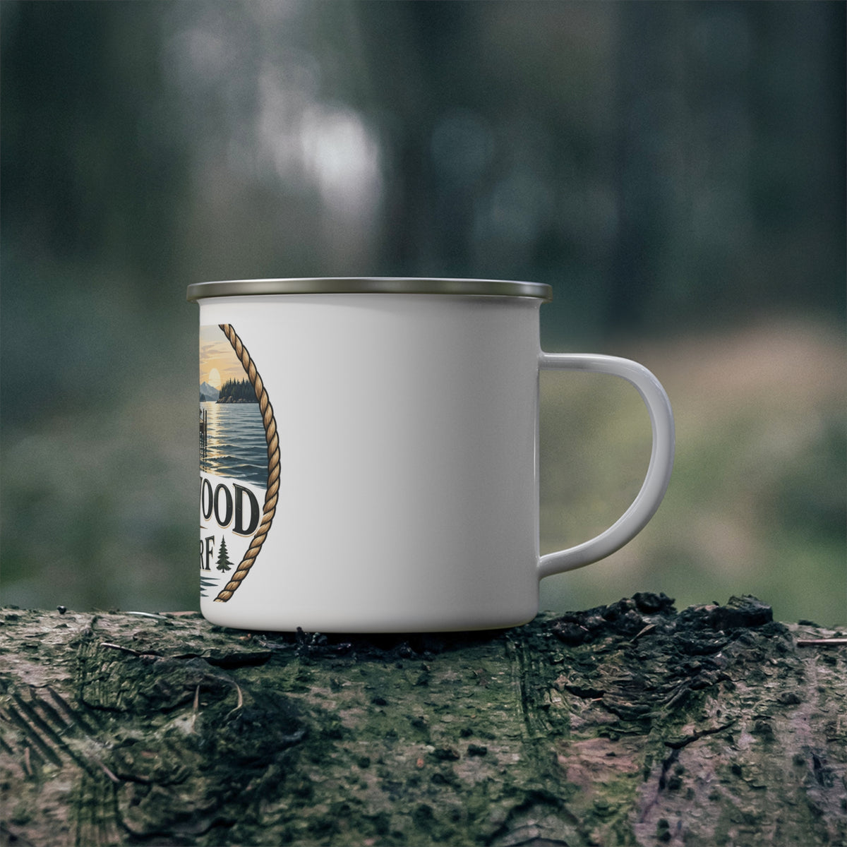 Wildwood & Wharf Rope Circle Camp Mug