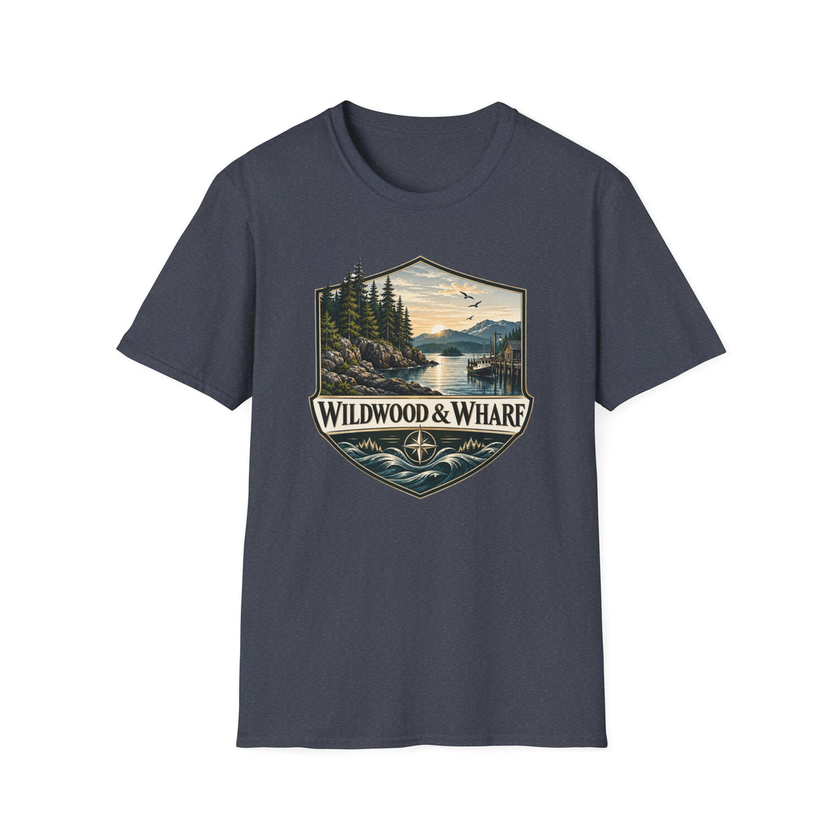 Wildwood & Wharf Harbor Shield Tee