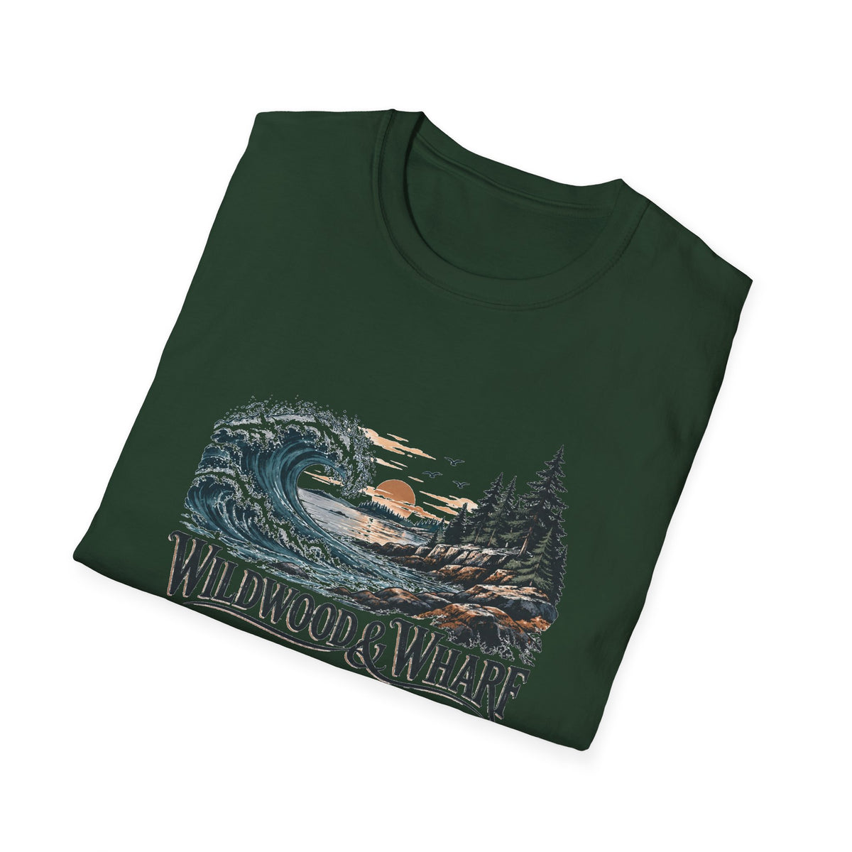 Wildwood & Wharf Tide Wave Tee
