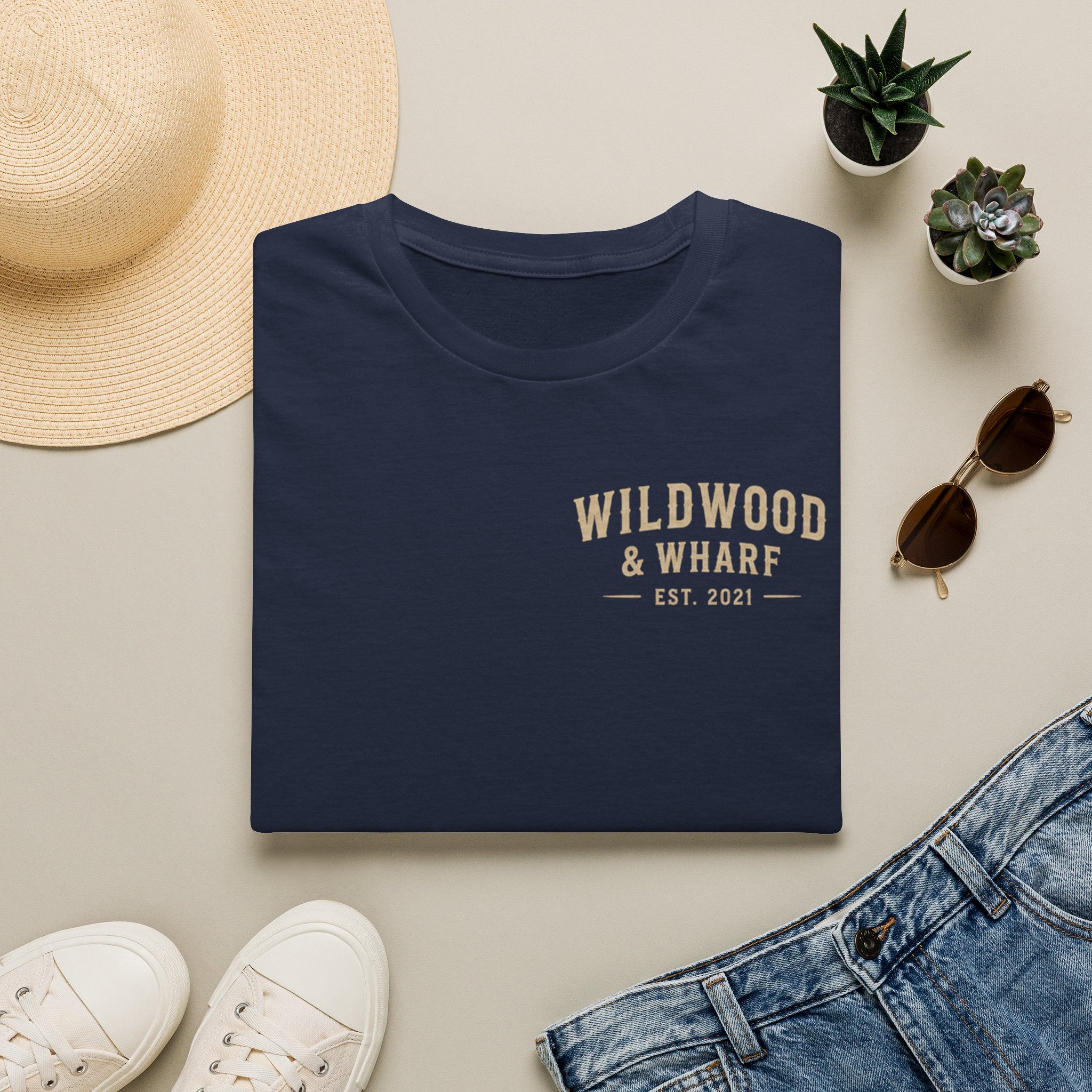 Wildwood & Wharf Logo T-Shirt — Mountains|Forest|Ocean