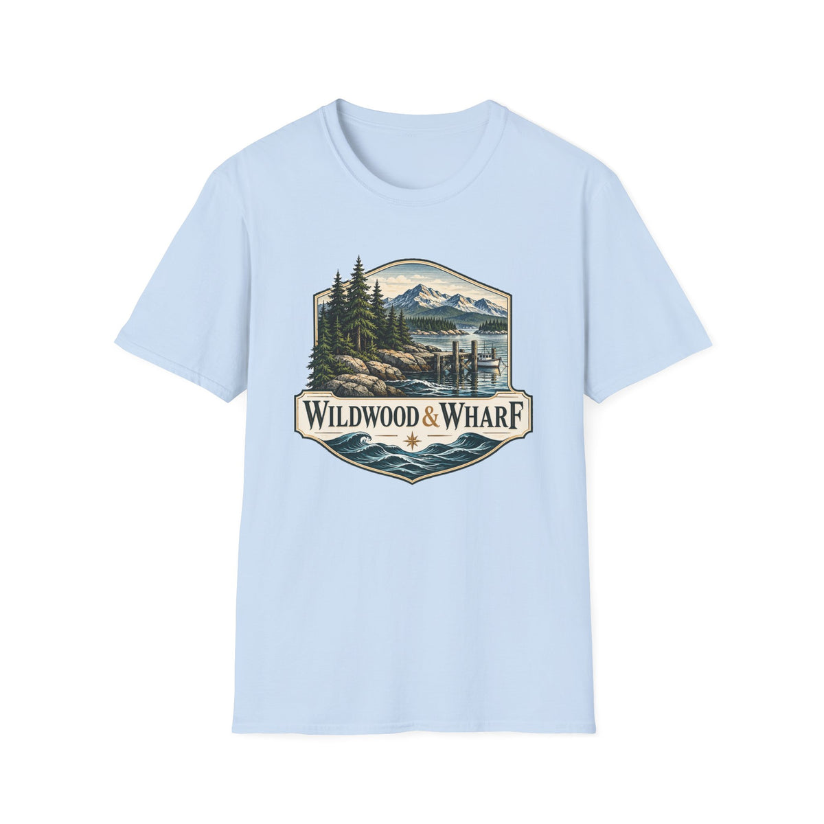 Wildwood & Wharf Mountain Dock Shield Tee