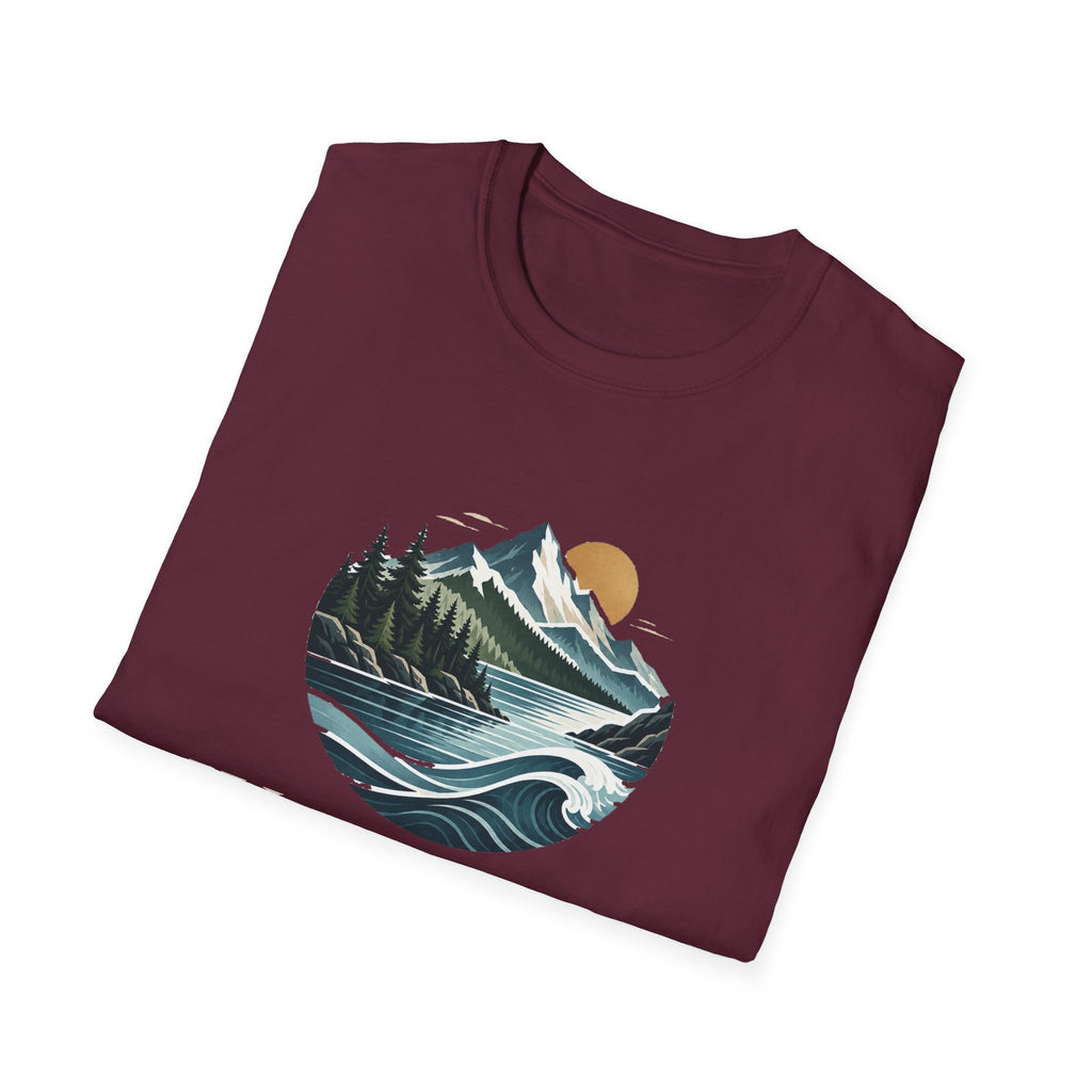 Wildwood & Wharf Mountain Lake Wave Tee