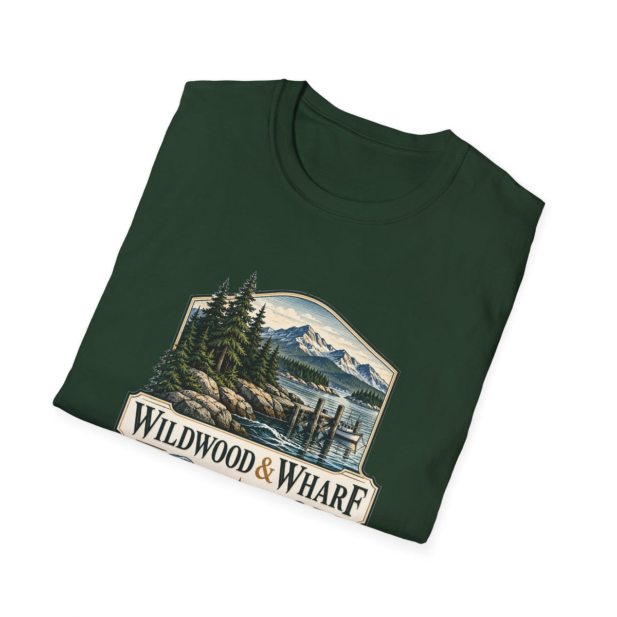 Wildwood & Wharf Harbor Badge Tee