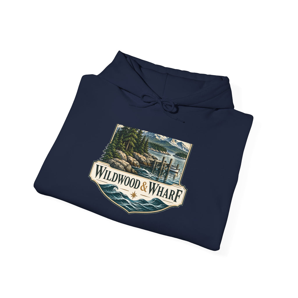 Wildwood & Wharf Hoodie - Harbor Badge