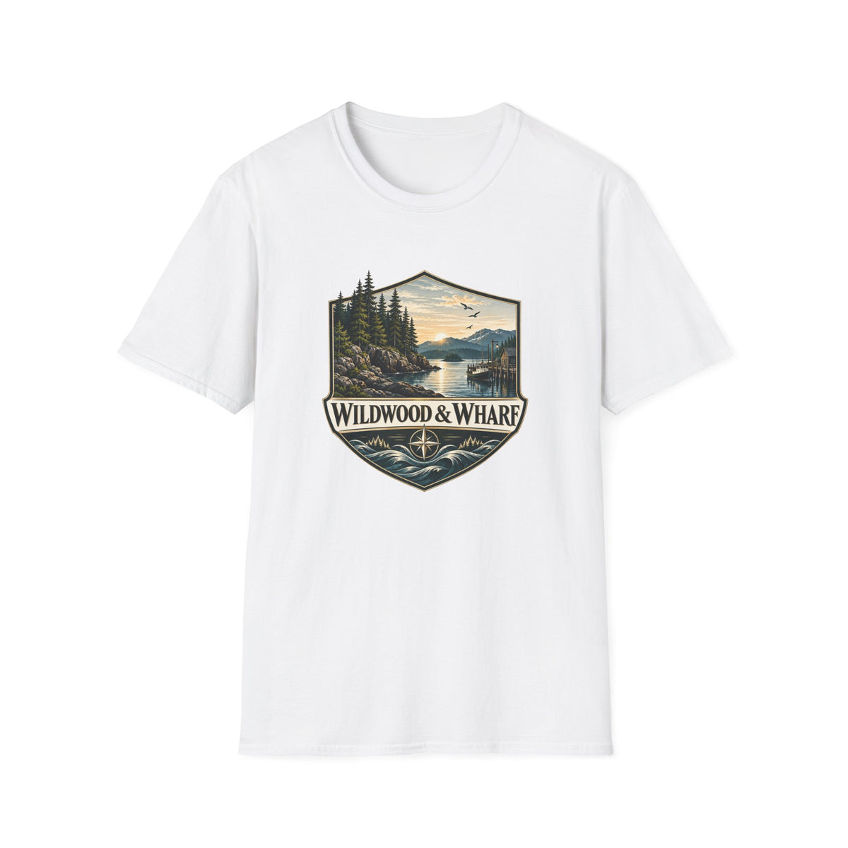 Wildwood & Wharf Harbor Shield Tee
