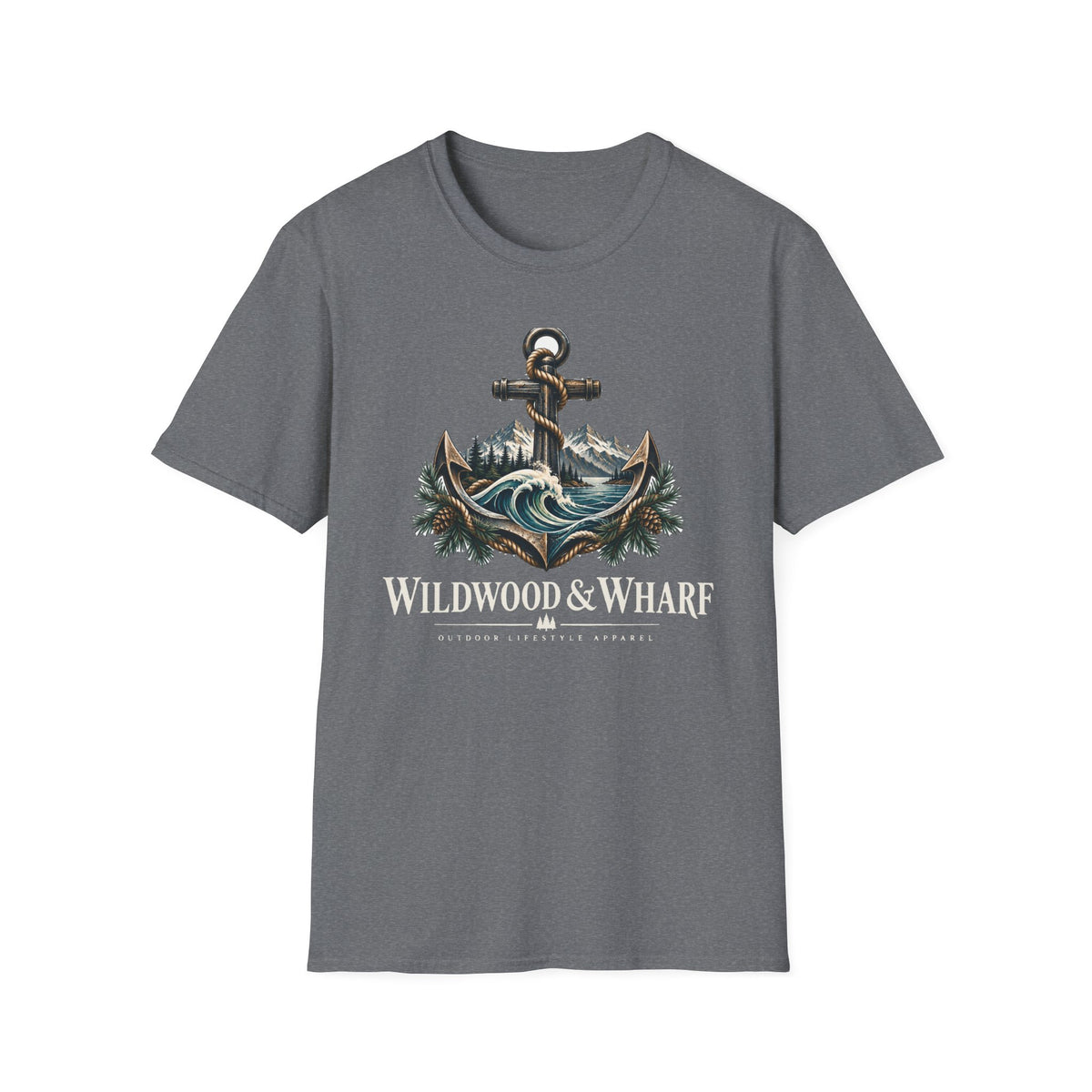 Wildwood & Wharf Anchor Mountains Tee