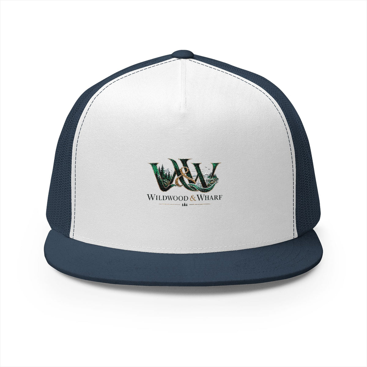 Wildwood & Wharf W&W Script Trucker Hat