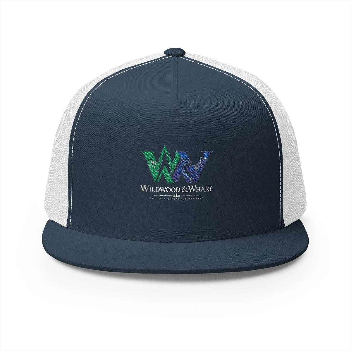 Wildwood & Wharf WW Mountain Wave Trucker Hat