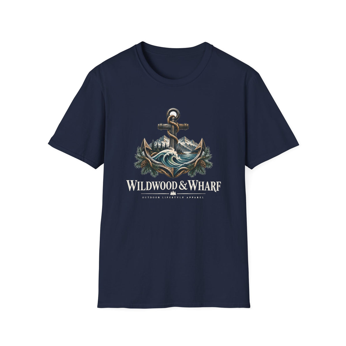 Wildwood & Wharf Anchor Tee