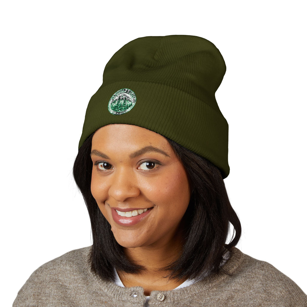 Wildwood & Wharf Pines Badge Beanie
