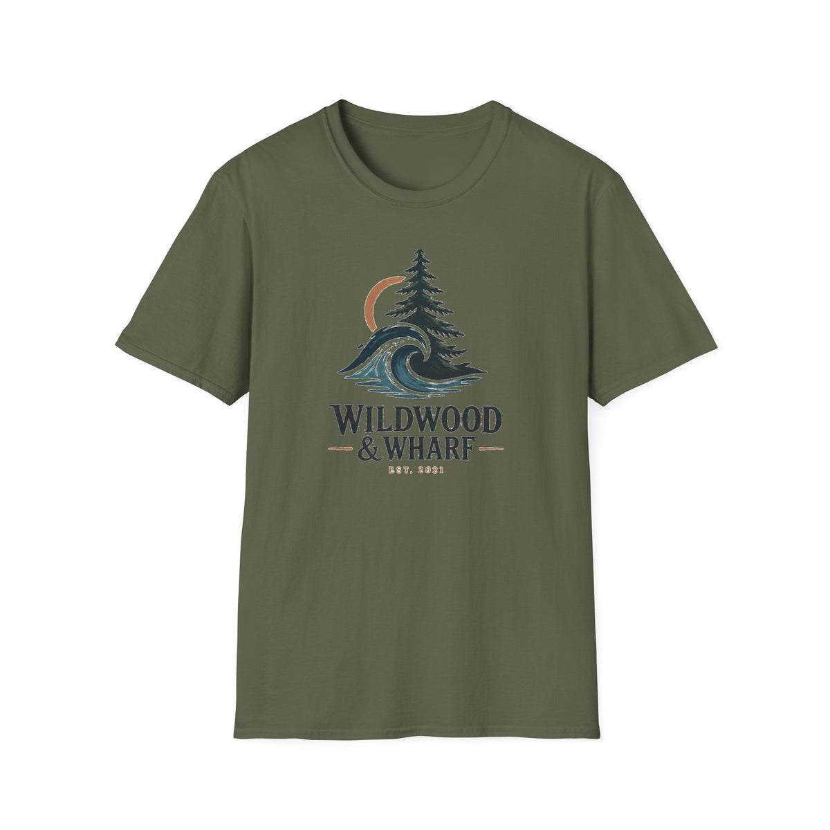 Wildwood & Wharf Pine Wave Tee