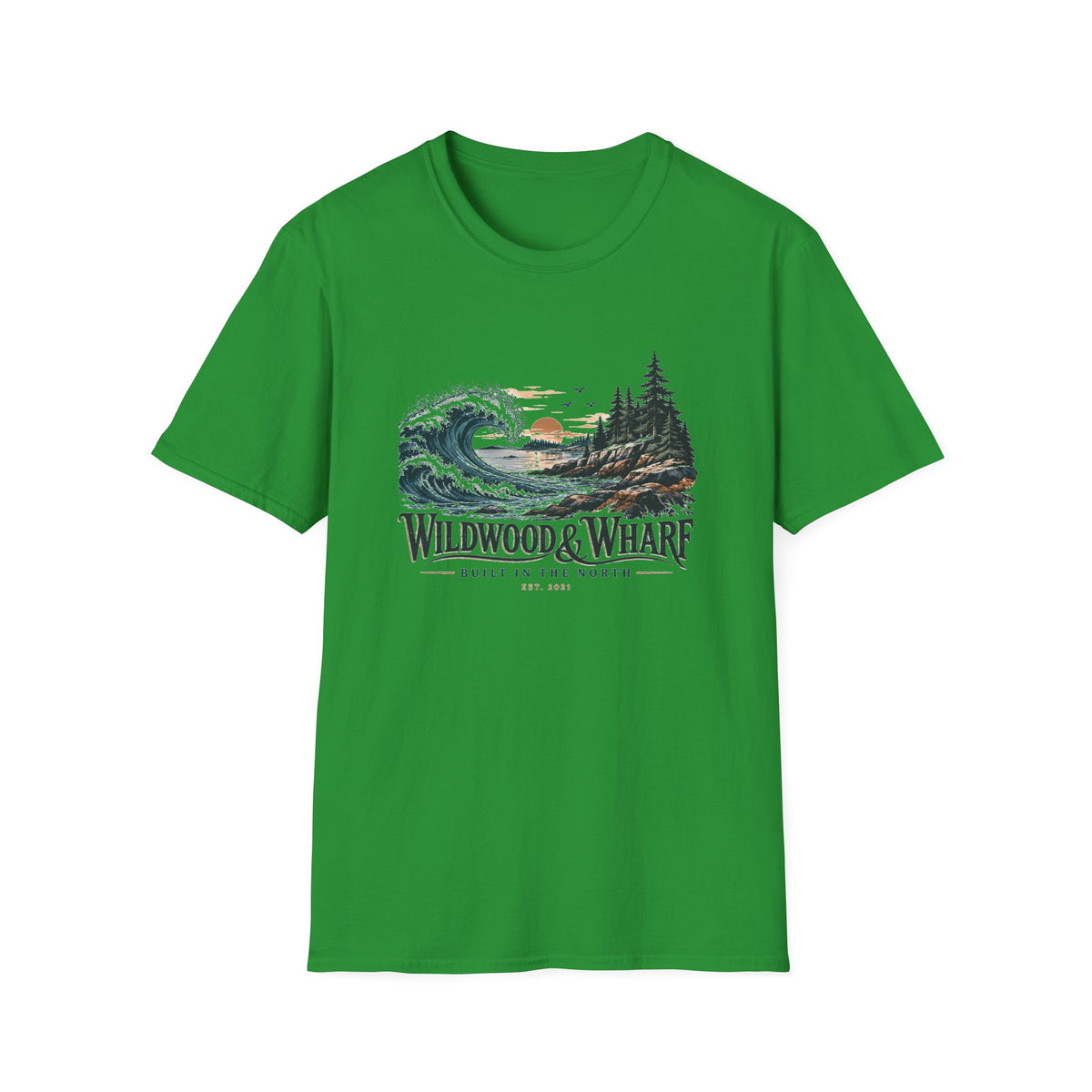 Wildwood & Wharf Tide Wave Tee
