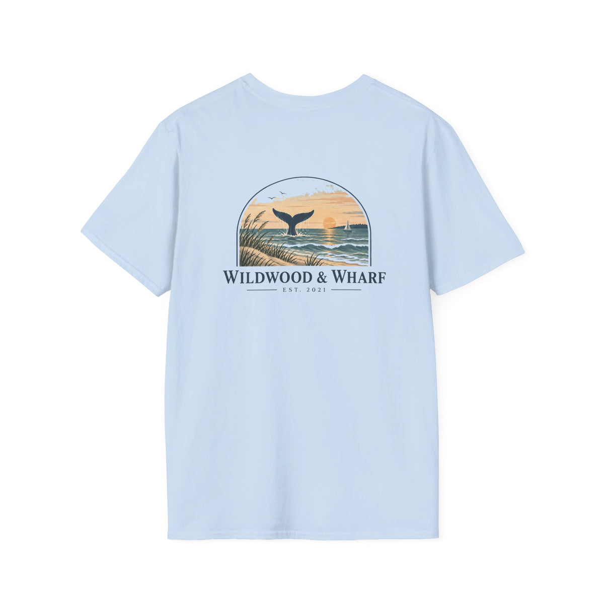 Wildwood & Wharf Whale Tail Tee