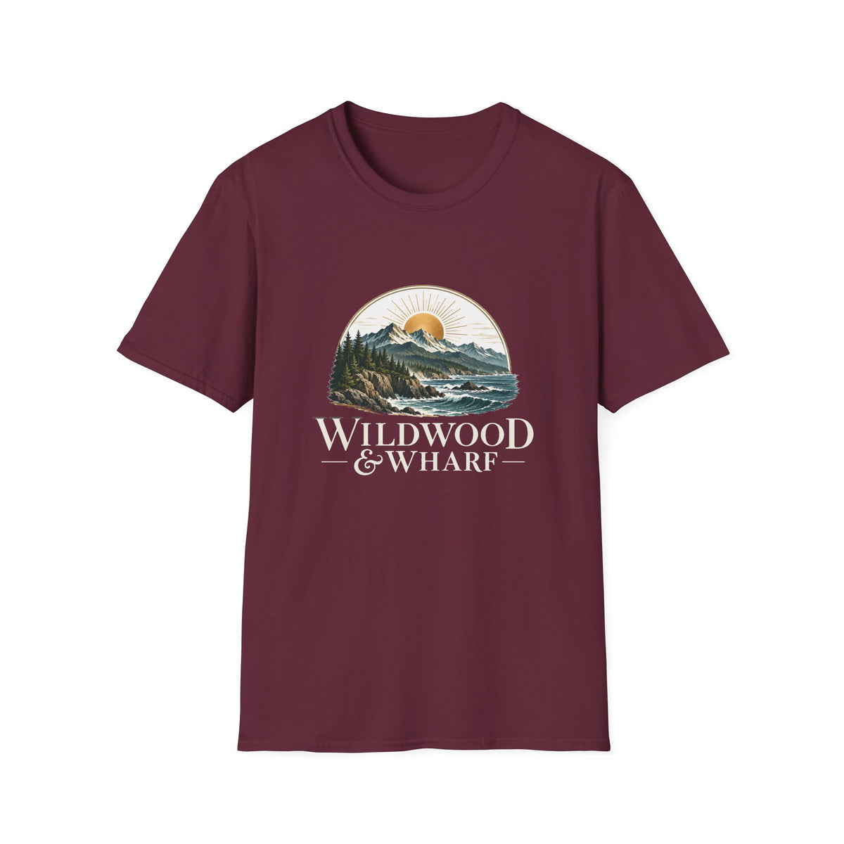 Wildwood & Wharf Mountain Sun Tee