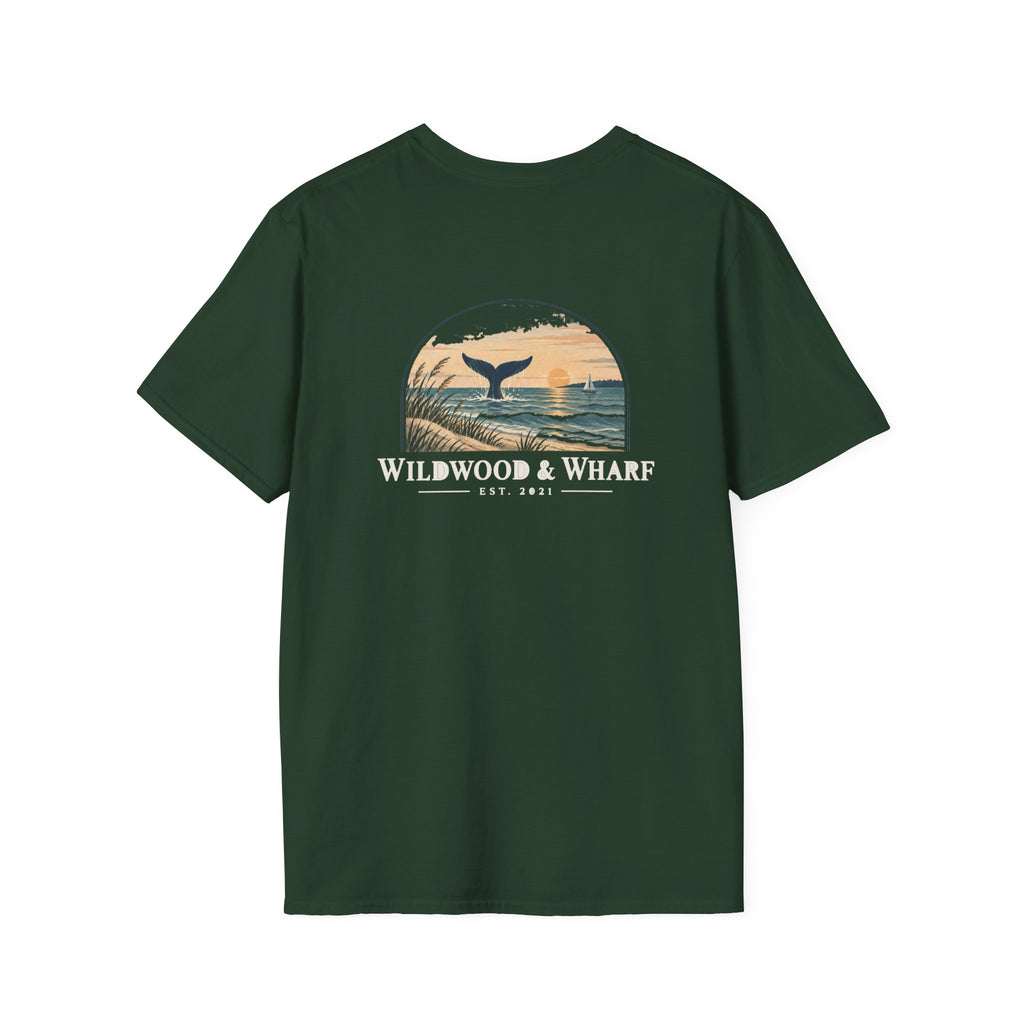 Wildwood & Wharf Whale Tail Tee