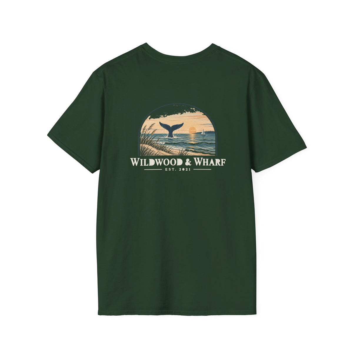 Wildwood & Wharf Whale Tail Tee