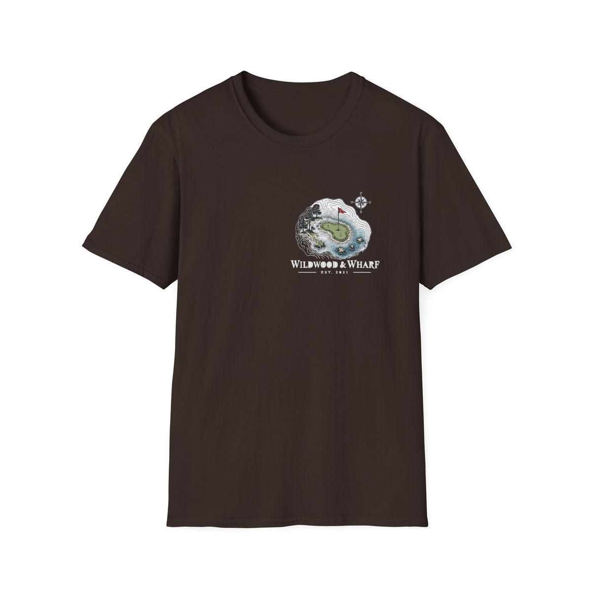 Map the Next Round Golf Tee