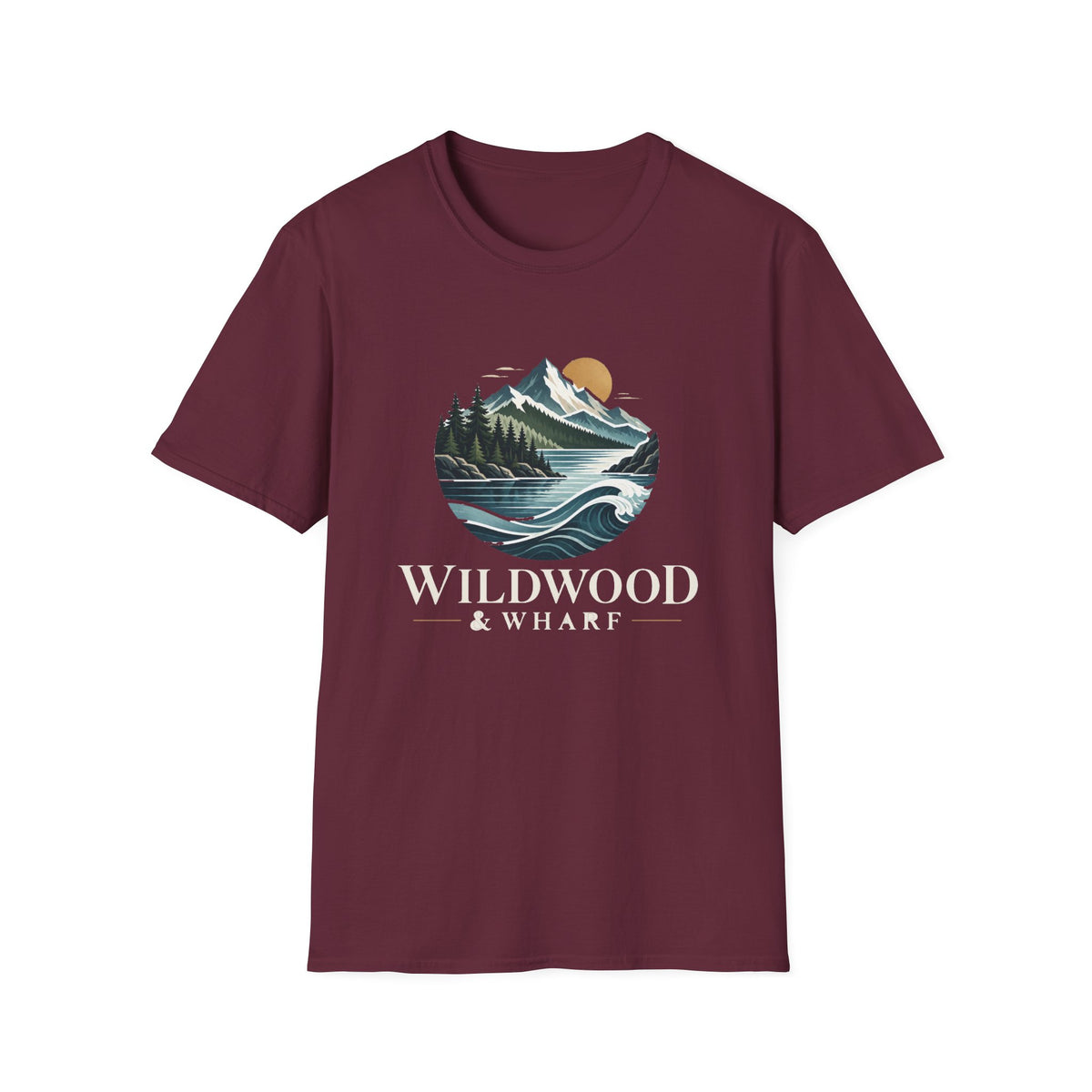 Wildwood & Wharf Mountain Lake Wave Tee