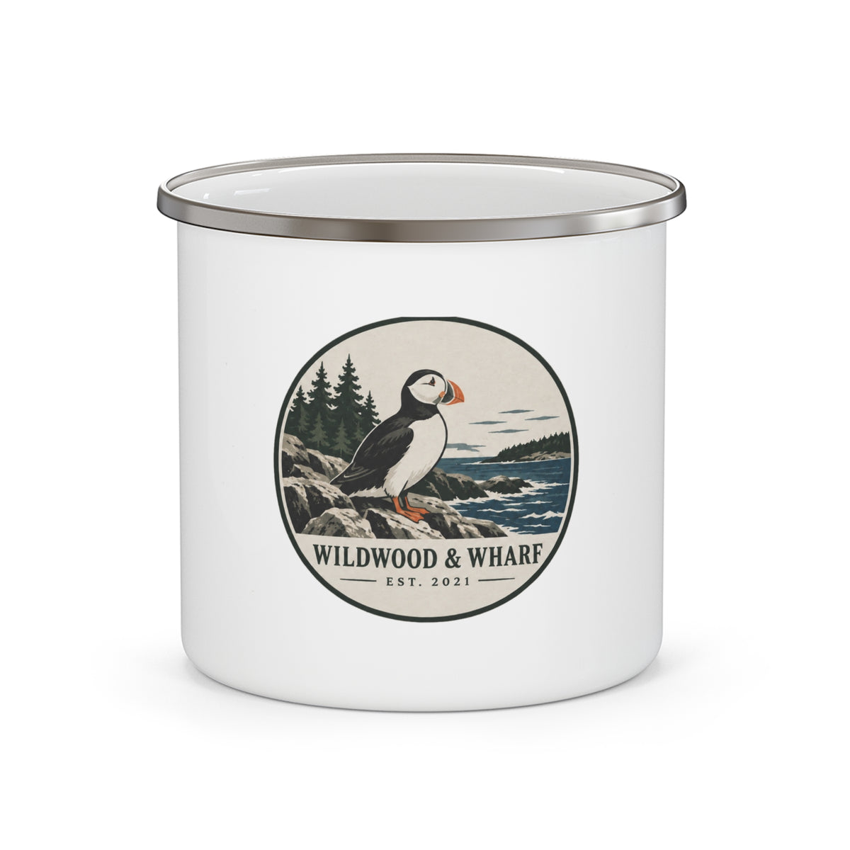 Wildwood & Wharf Puffin Mug