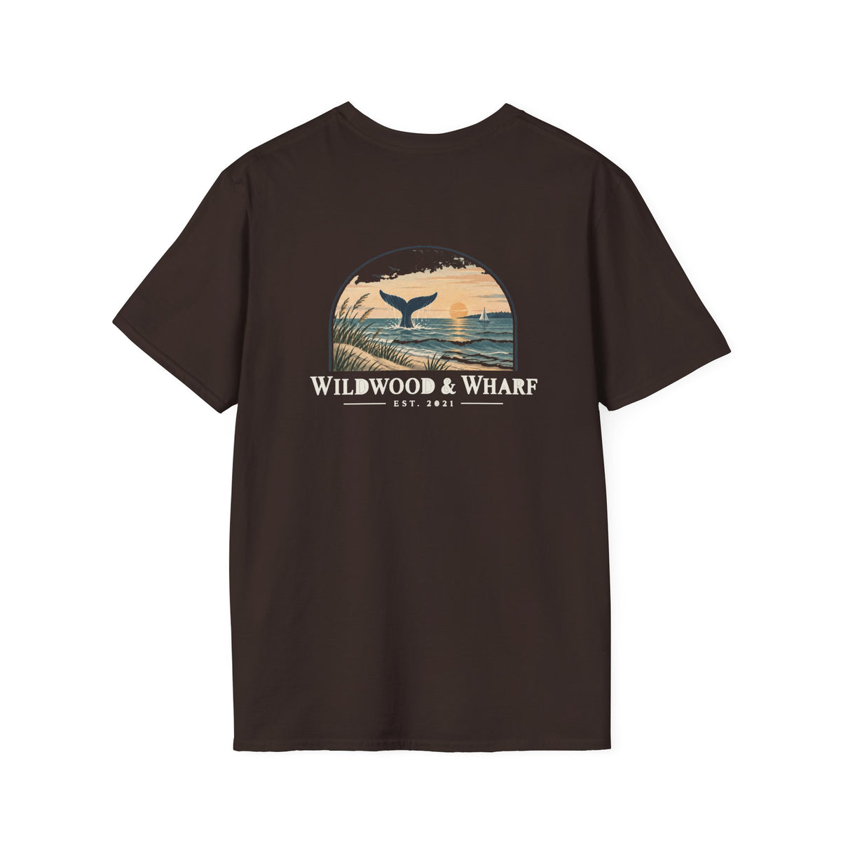 Wildwood & Wharf Whale Tail Tee