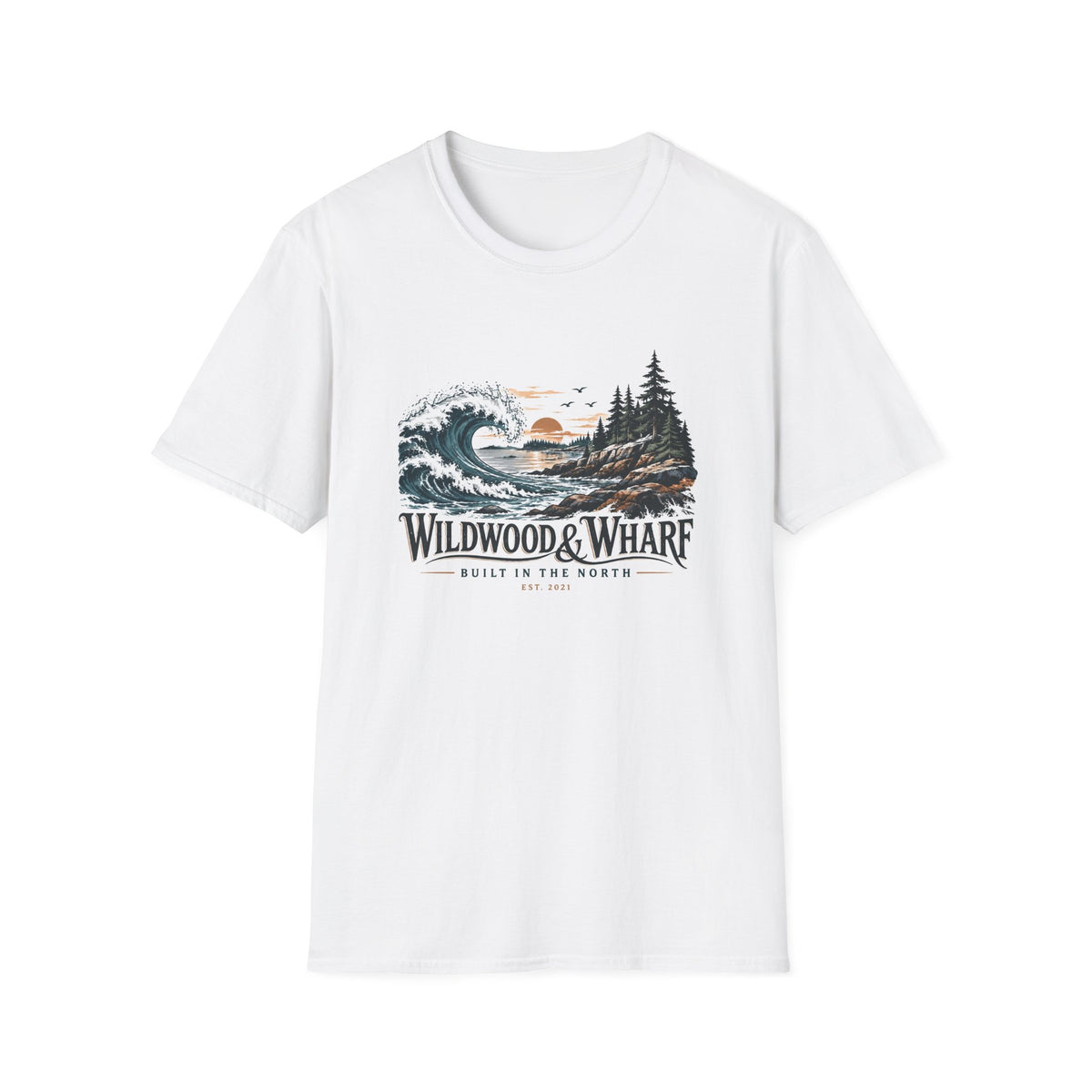 Wildwood & Wharf Tide Wave Tee