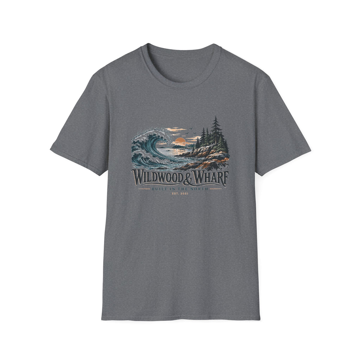 Wildwood & Wharf Tide Wave Tee