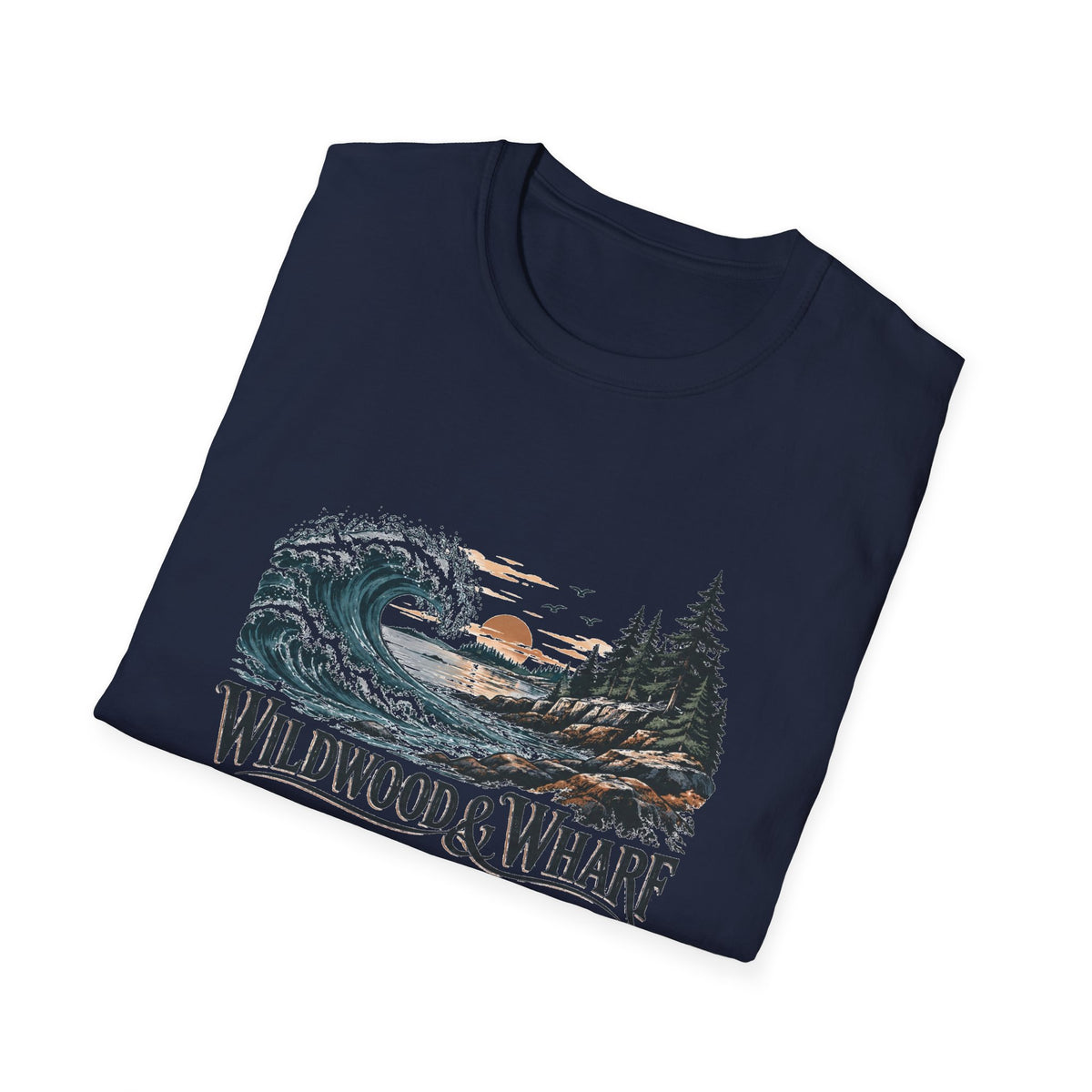 Wildwood & Wharf Tide Wave Tee
