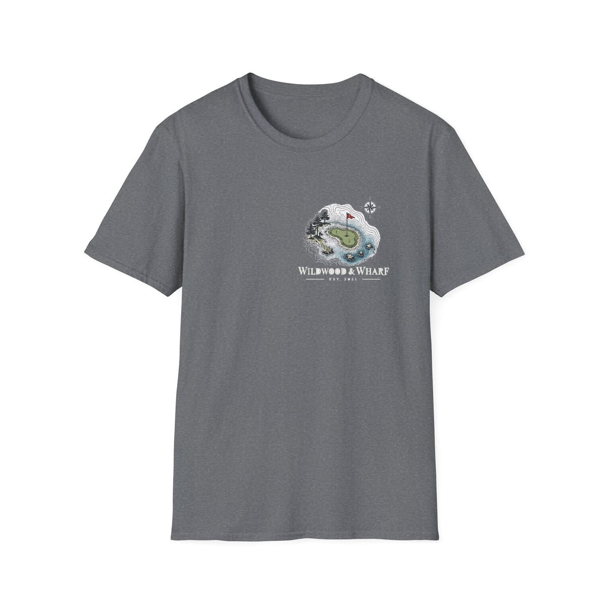 Map the Next Round Golf Tee