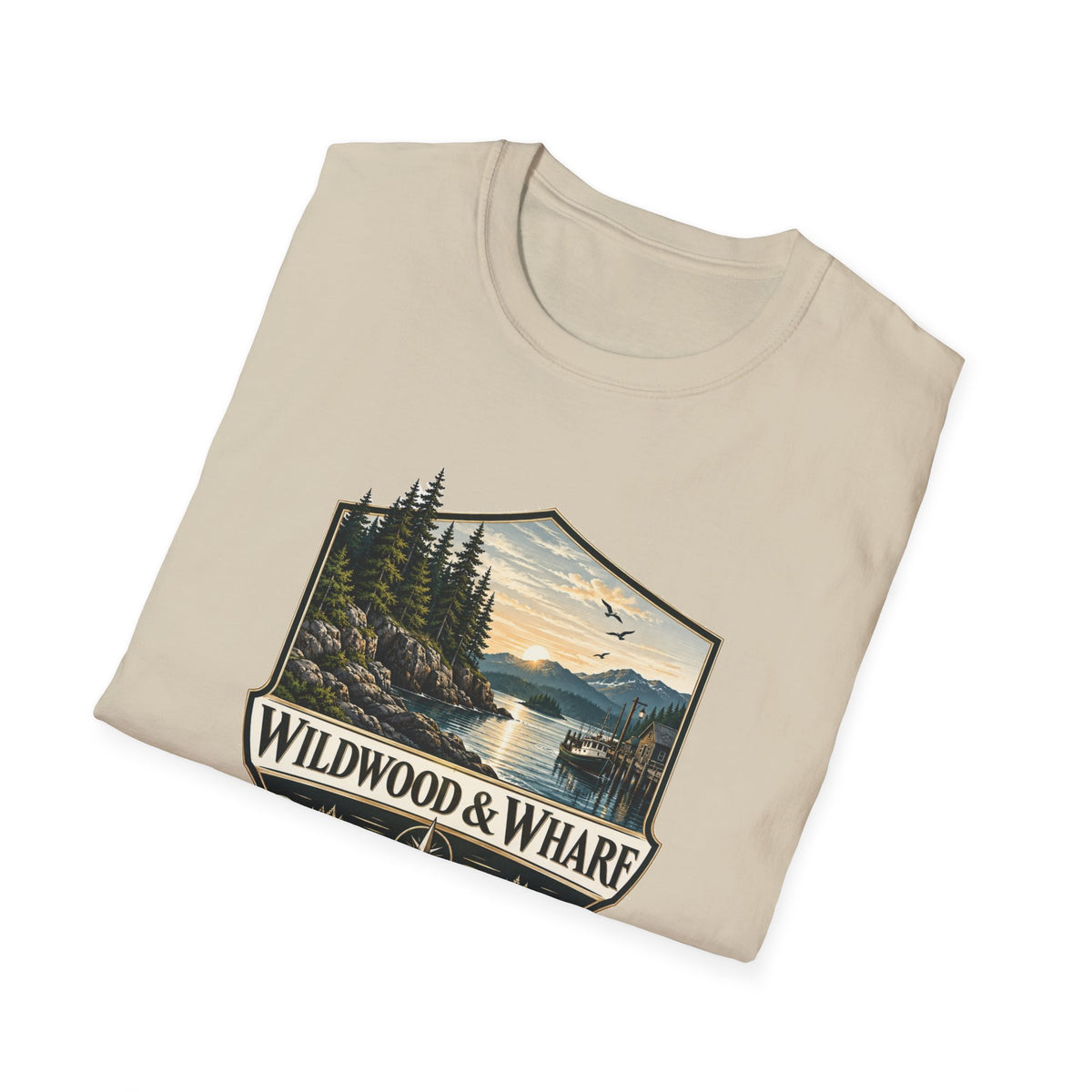 Wildwood & Wharf Harbor Shield Tee