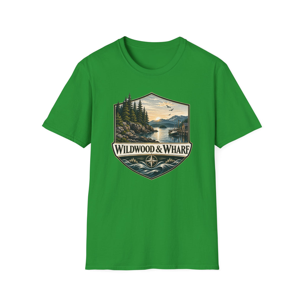 Wildwood & Wharf Harbor Shield Tee