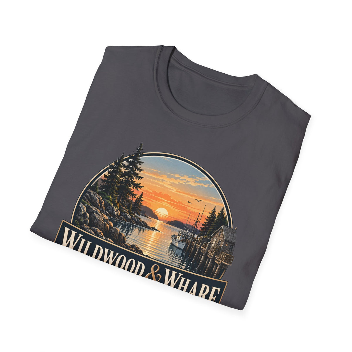 Wildwood & Wharf Harbor Sunset Tee