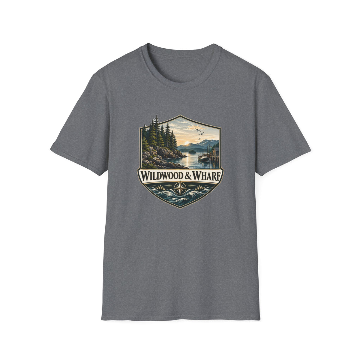 Wildwood & Wharf Harbor Shield Tee