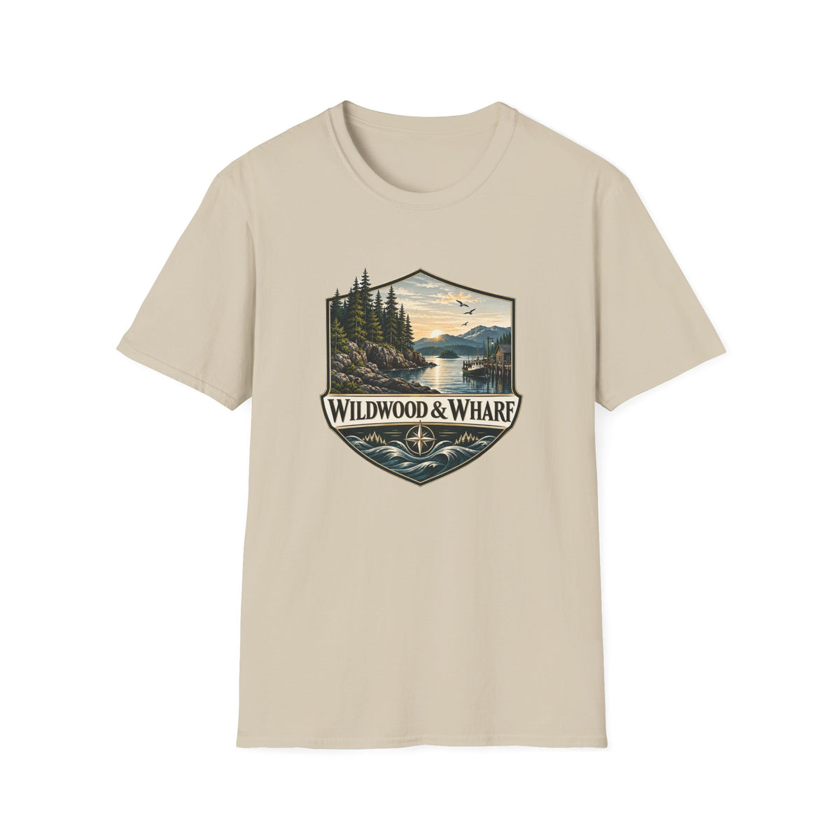 Wildwood & Wharf Harbor Shield Tee