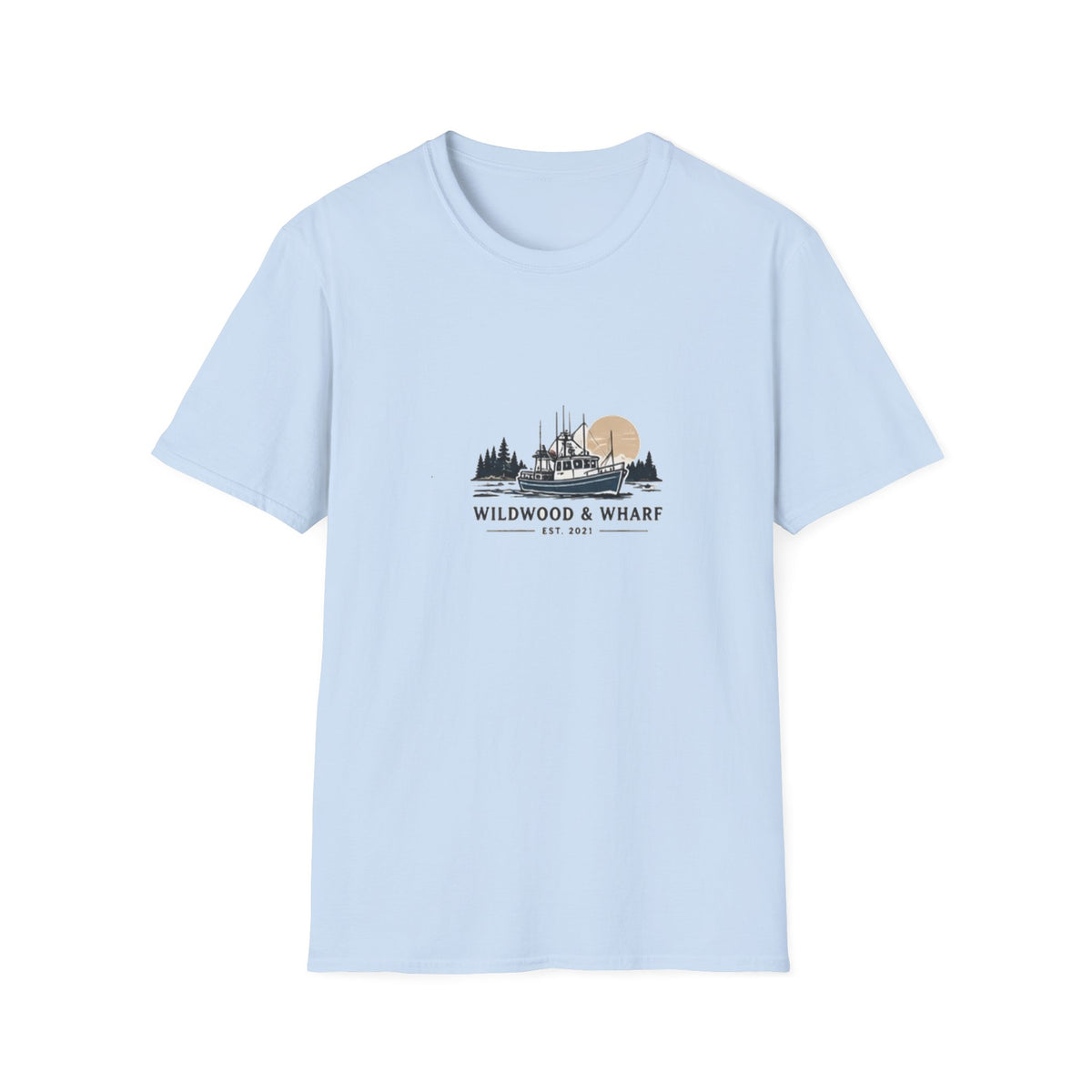 Wildwood & Wharf Fishing Boat Tee