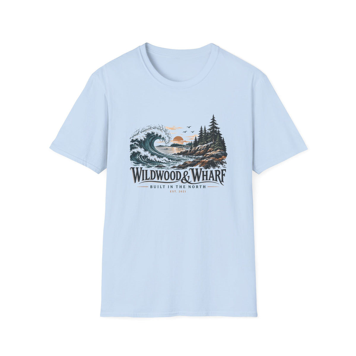 Wildwood & Wharf Tide Wave Tee