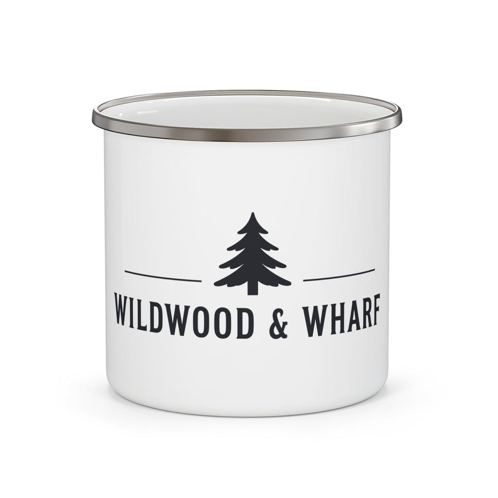 Wildwood & Wharf Pine Logo Camp Mug