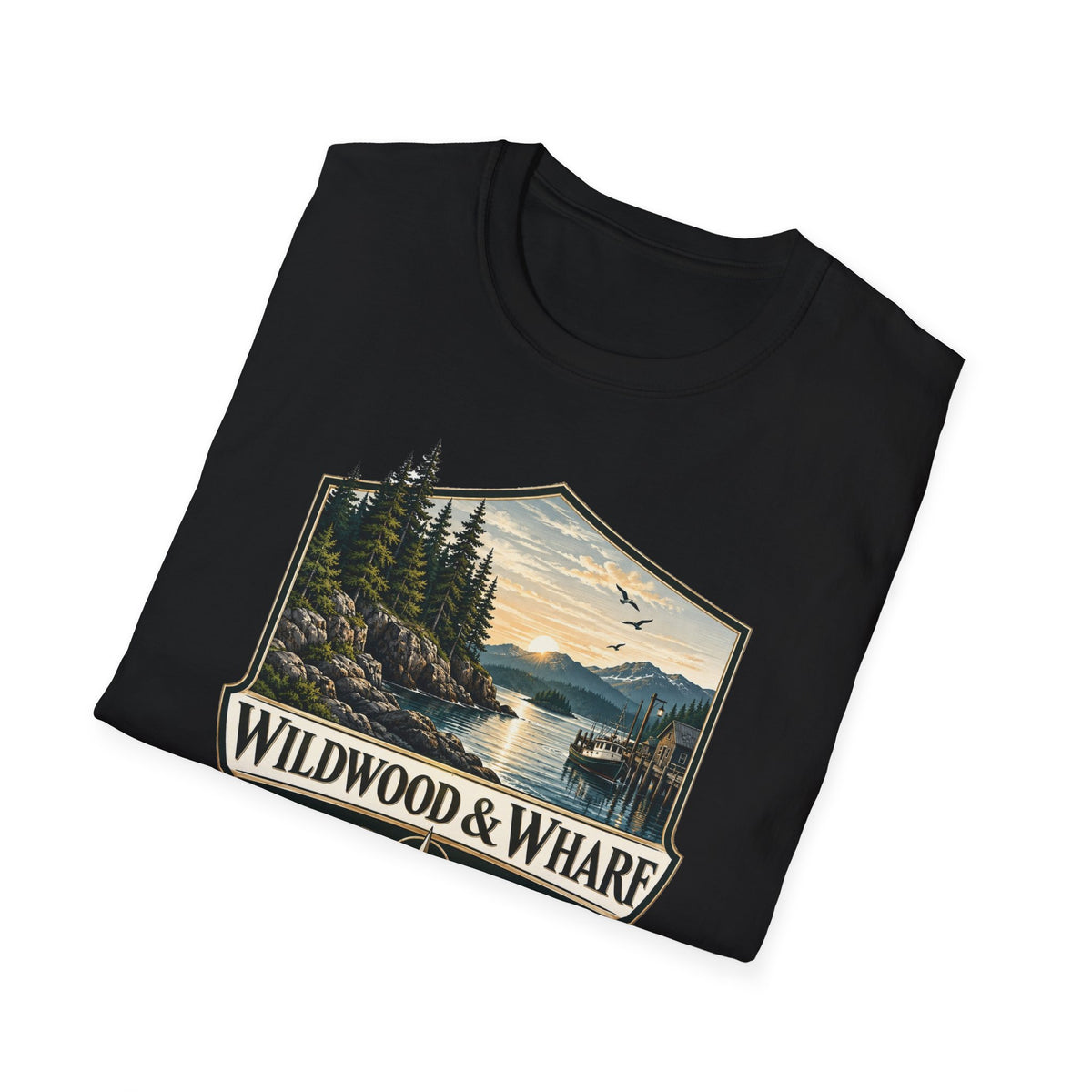 Wildwood & Wharf Harbor Shield Tee
